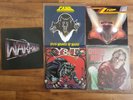 ZZTop, Warrior, Tank, Y&T, Quiet Riot -5x vinyl record albums