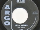 ETTA JAMES on Argo —AT LAST— soul r&b oldies 45 | US ORIG | VG+ | LISTEN