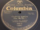GEORGE GERSHWIN: Piano Solos: Clap Yo’ Hands / Do-Do-Do [78rpm] Am Col 809-D