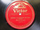 BERNARDO DE MURO Victor 74371 OPERA 78 ISABEAU - LA CANZONE DEL FALCO