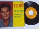Elvis Single Frankreich 70er Jahre,orange Label,div. Cover 49809 Good Luck Charm
