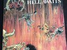 SLAYER HELL AWAITS VINYL LP 1985 METAL BLADE MX8020 with sleeve