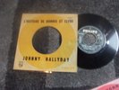 SP JUKE  BOX EO POCHETTE CIBLE JOHNNY HALLYDAY  L.HISTOIRE DE BONNIE AND CLYDE