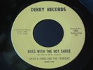 Davis & Jones   Boss with the Hot Sauce / Love Is Real   northern soul R&B 45 M-