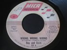 Ray and Dave   Wrong Wrong Wrong / Six Lonely Days   MICA northern soul 45 HEAR