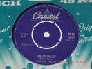 FARON YOUNG. HELLO WALLS. CAPITOL 45-CL 15197 (GREAT TRACKS).