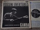 SXL 2266 ROSSINI: OVERTURES GAMBA / LONDON SYMPHONY ORCHESTRA ED1 WB