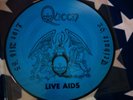 QUEEN -LIVE AIDS - RARE ORIG. BLUE EDITION PICTURE DISC LP -250 COPIES ONLY-MINT