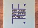 New Order ?– Movement LP UK 1st 1981 Factory ?– FACT 50