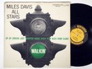 MILES DAVIS ALL STARS: WALKIN' prestige LP / bergenfield MONO DG VAN GELDER