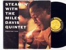 MILES DAVIS QUINTET: STEAMIN' WITH prestige LP / bergenfield MONO DG RVG