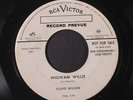 FLOYD WILSON: Wigwam Willie / Why Did You Run Away 45 (dj, closer to VG+, light