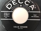 * BILLY MIZE Solid Sender/It Could Happen ROCKABILLY POPCORN ROCK Decca 45 HEAR