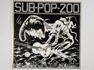 VA Sub Pop 200 3xLP Sub Pop SP 25 US 1998 VG++ WITH BOOKLET & HYPE STICKER BX1