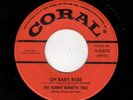 ROCKABILLY-JOHNNY BURNETTE TRIO-CORAL 61675-OH BABY BABE/MIDNIGHT TRAIN
