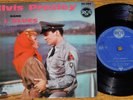 ELVIS PRESLEY French France EP blue solid center GI BLUES - RCA 86.285