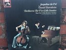SLS 5042 JACQUELINE DU PRE BEETHOVEN CELLO SONATAS BARENBOIM 3 LP NM Box