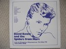 MINT vinyl LP David Bowie Live at Kingston Polytechnic Volume One (7 May 1972)