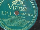 Jelly-Roll Morton  - 78rpm single 10-inch – Victor #40-0118 Sidewalk Blues