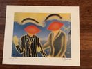 Rare 1992 ROBYN HITCHCOCK Autographed Ltd. 262/350 RESPECT Color Art Print