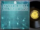 KENNY BURRELL All Night Long LP PRESTIGE 7289 NJ DG MONO Hank Mobley Donald Byrd