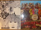 THE BEATLES SGT. PEPPER'S ... BIEM PCS 7027 S + REVOLVER SACEM 2C062 - VG+
