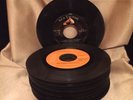 Elvis Presley stack of 45 RPM records (33 of his greatest his) fair condition