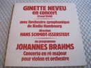 Ginette NEVEU Brahms concerto - rare 1981 French lp on STIL label