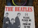 Vintage Single 45 Record-The Beatles VJ  Vee-Jay  label w/ picture sleeve