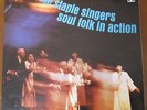 Staple Singers Soul Folk In Action White Label Stax Promo VINYL LP