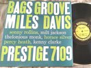 Miles Davis - Bags' Groove LP Prestige 7109 Mono DG/RVG sonny rollins... VG+