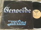 Genocide - Too Long LP self released/1982 private press metal/hard rock VG+