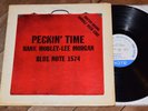 Hank Mobley Peckin Time Lee Morgan 1st W63 DG RVG Blue Note lp Paul Chambers