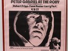 Peter Gabriel - At The Roxy - Robert Fripp - NM