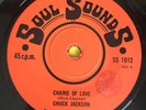Northern Soul 45 Chuck Jackson-Chains Of Love/ I Keep Forgetting-UK Soul Sounds