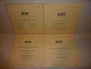 FRITZ LEHMANN & .. Das Schaffen J.S. Bach . 4 x LP . Archiv 14005/28/79/99 . NM