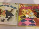 2 disques vinyle 33tours Walt Disney le livre de la jungle les aristochats