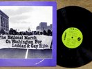 SPOKEN WORD LP: THE NATIONAL MARCH ON WASHINGTON FOR LESBIAN & GAY RIGHTS 1979