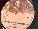 GENESIS I Know What I Like In Your Wardrobe 1973 UK 7