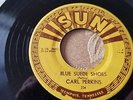 CARL PERKINS ON SUN - HONEY, DON'T/BLUE SUEDE SHOES - VG++ PUSH MARKS