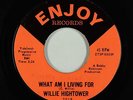Northern R&B/Deep Soul 45 - Willie Hightower - What Am I Living For - Enjoy VG+