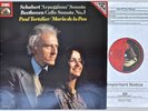 SCHUBERT - ARPEGGIONE SONATA / BEETHOVEN LP, Tortelier, de la Pau, EMI ASD 4075