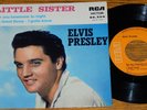 ELVIS PRESLEY French France EP Orange label LITTLE SISTER 10-69 - RCA 86.304