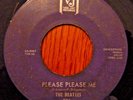 The Beatles Please,Please Me PURPLE LABEL VJ 581 Vee Jay 45 RPM Vinyl record