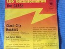 The Clash Clash City Rockers German Promo Blitzinformation  Very Rare