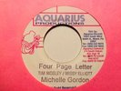 Michelle Gordon, Tim Mosley & Missy Elliot “Four Page Letter” Aquarius Records