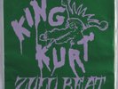 Psychobilly 45 KING KURT Zulu Beat THIN SLICED VG+/VG++ uk picture sleeve HEAR