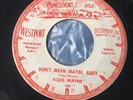 Alvis Wayne Dont Mean Maybe Baby Original WestPort Vinyl 45 VG Rockabilly 1957
