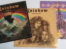 3 LP's Rainbow – Rising , Long Live Rock 'N' Roll, Blackmore's - Reissues