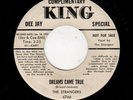 RARE DOOWOP-STRANGERS-KING 4766-DREAMS CAME TRUE/HOW LONG MUST I WAIT-(BIO PROMO
